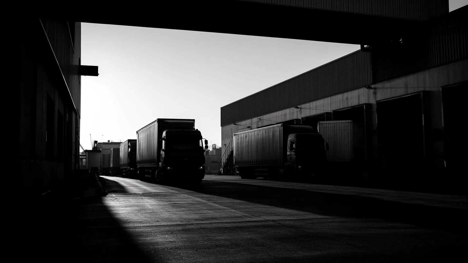 Loading dock at first light